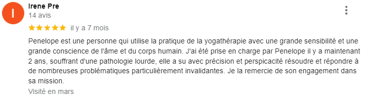 commantaire irene